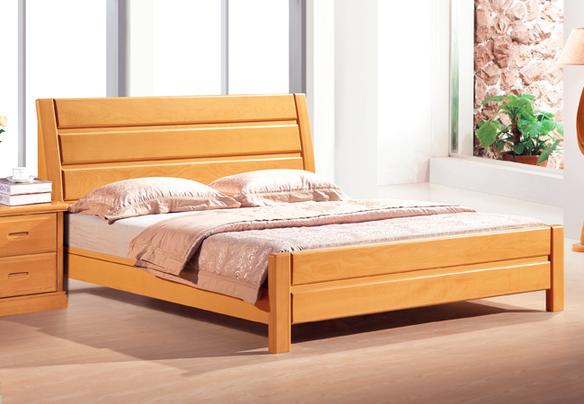 HYX—WS519 中式风格 沉稳大气 全实木 1.8米实木双人床