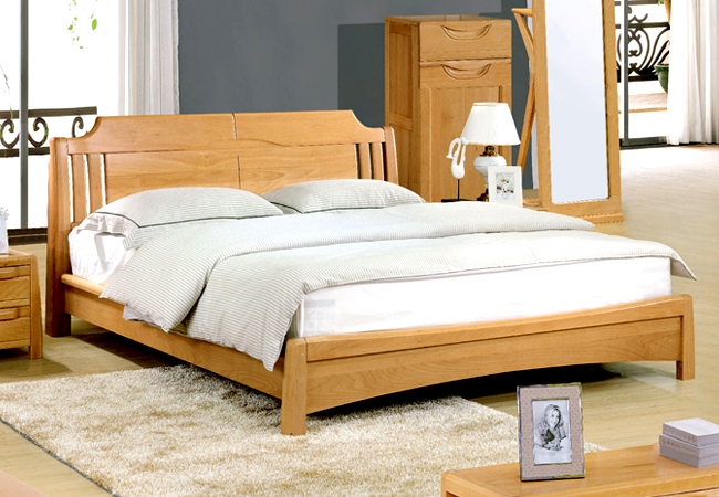 HYX—床WS550 新中式 全实木 1.8米床
