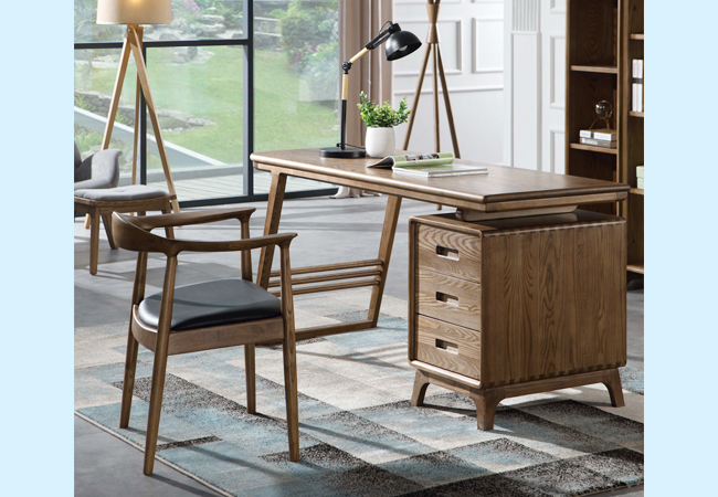 M006 书桌 北欧风格 美国进口白蜡木 全实木家具